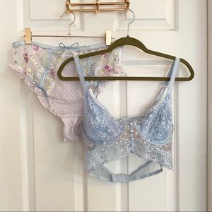 For love and lemons blue floral set